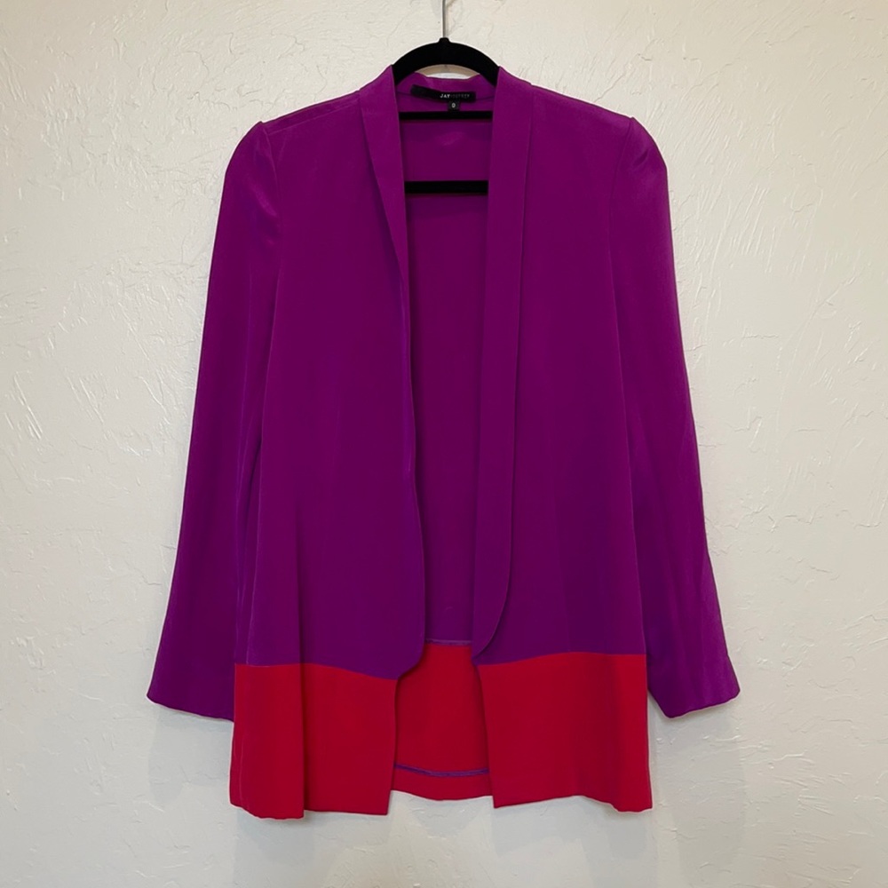 Jay Godfrey colorblock blazer
